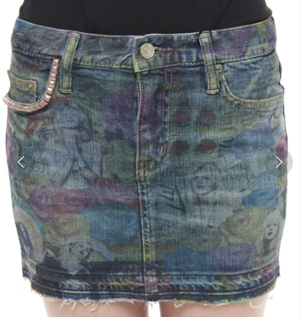 Hysteric Glamour】COURTNEY LOVE 総柄ミニスカート