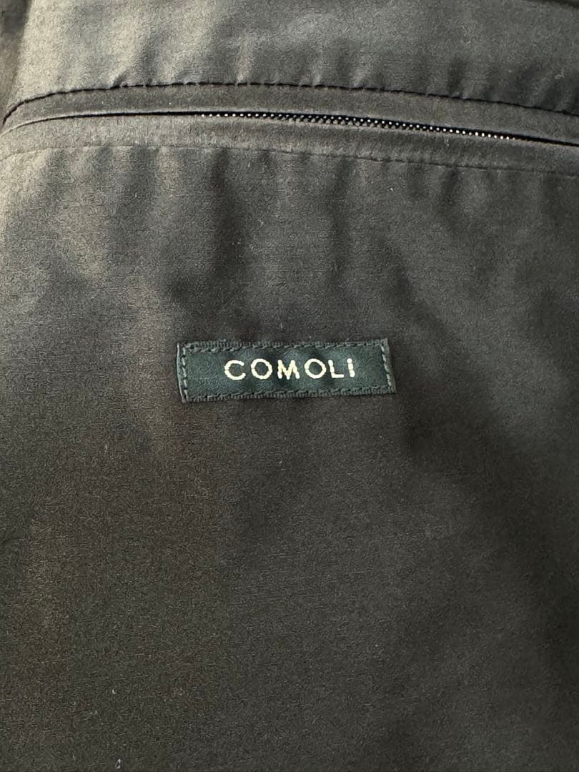 COMOLI コモリ　コットンシルク フーデッドコート　サイズ2