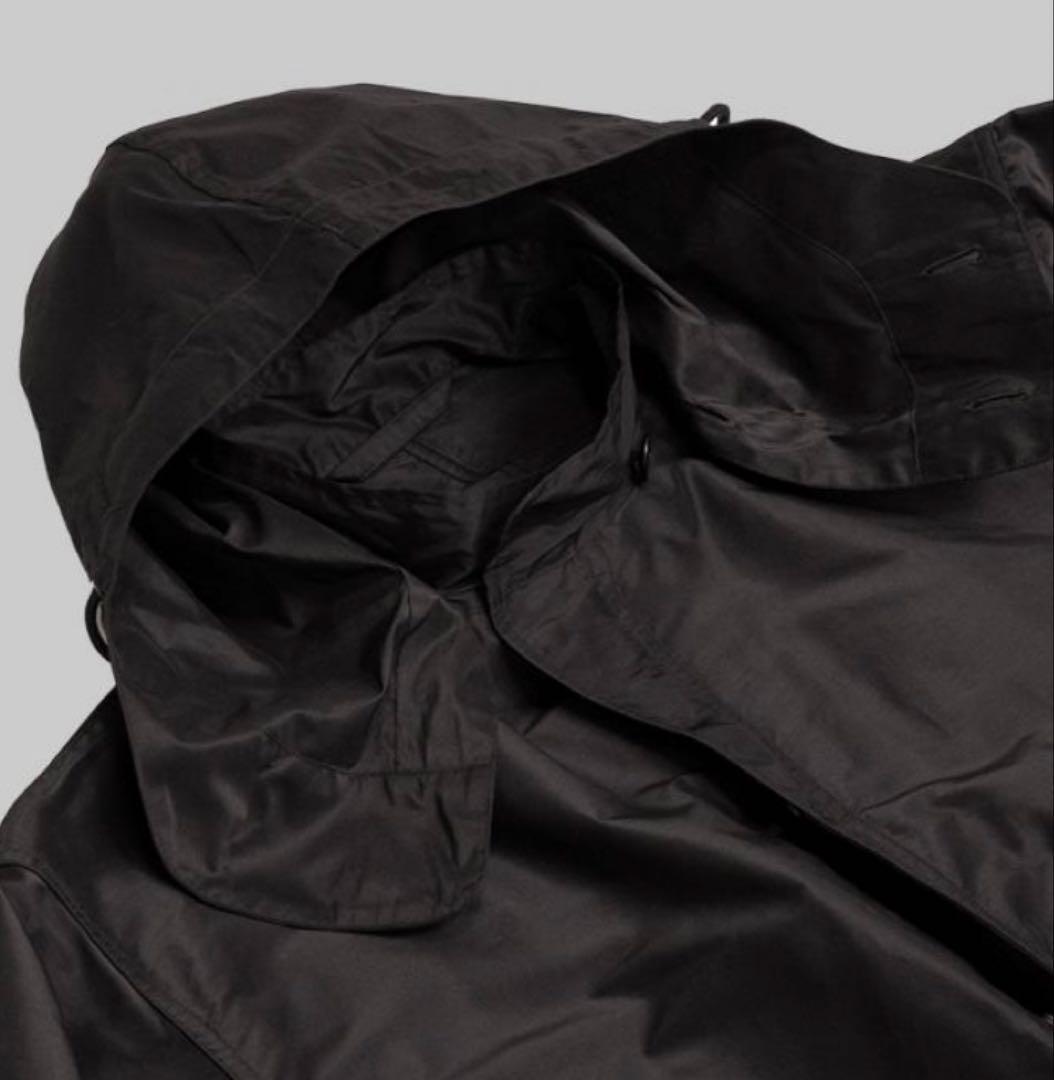 COMOLI コモリ　コットンシルク フーデッドコート　サイズ2