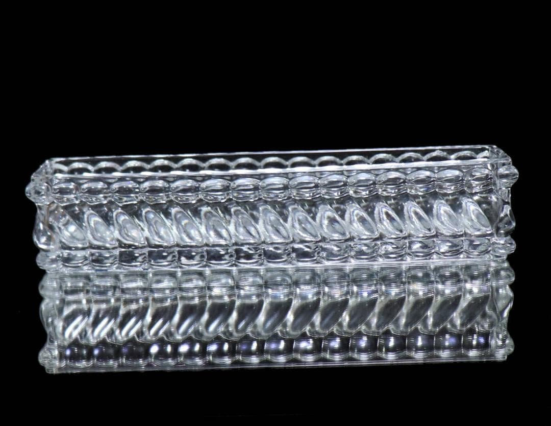 オールド・バカラ1880年頃稀少バンブー 大型センターピース/センター