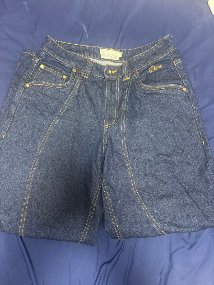 金欠です　Dime デニム　Indigo paneled