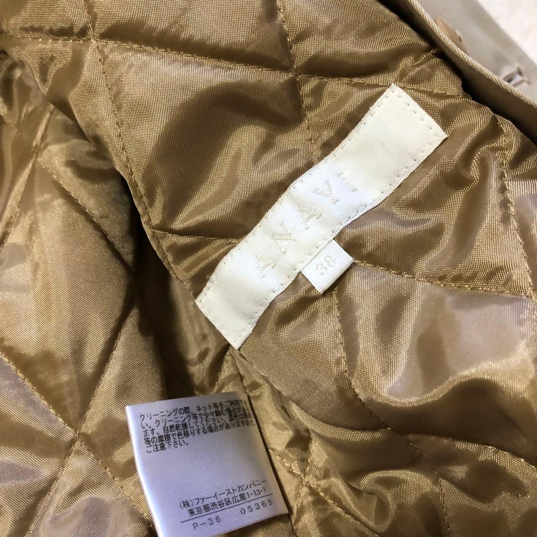 極美品♡アナイ　トレンチコート　ライナー付き　ベージュ　ロング　防寒　38サイズ