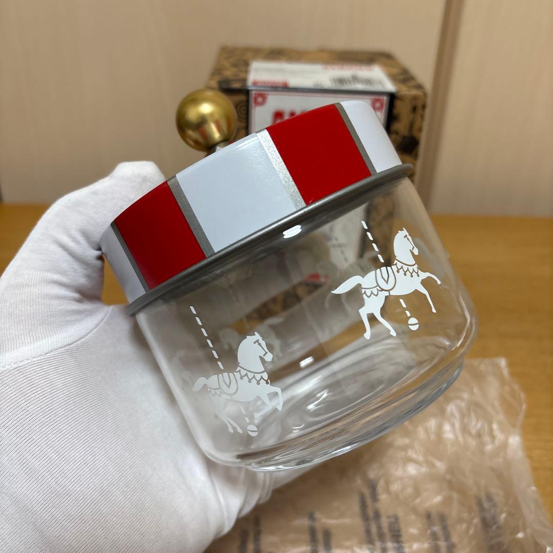 アレッシィ　ALESSI サーカス　CIRCUS 収納ジャー　ガラスジャー　２点