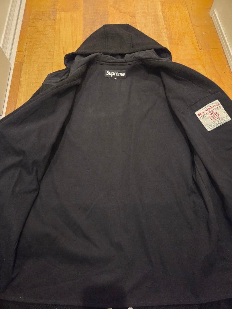 【美品】Supreme Wool Fishtail Parka 16AW M 黒