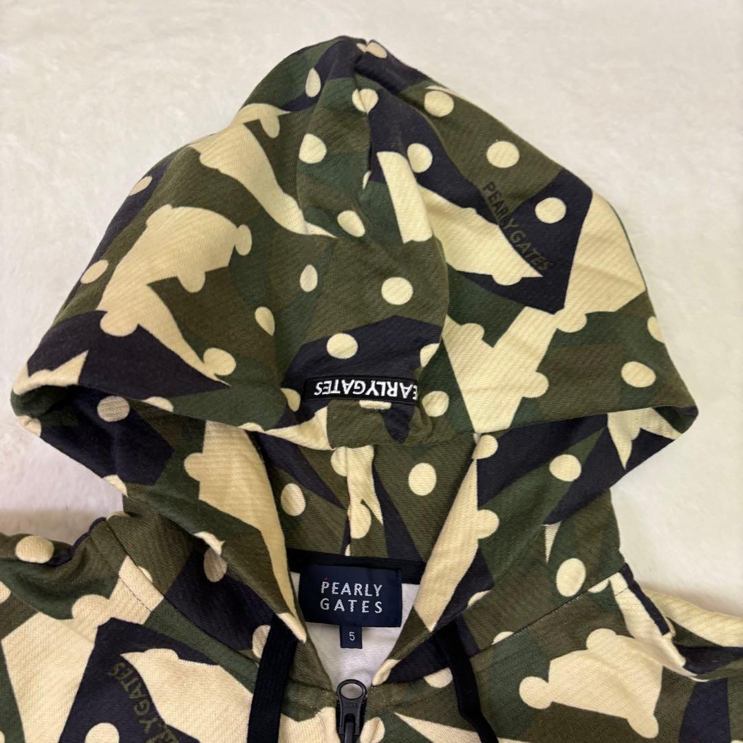 PEARLY GATES 迷彩ドットジャケット パーカー フード付き 5サイズ