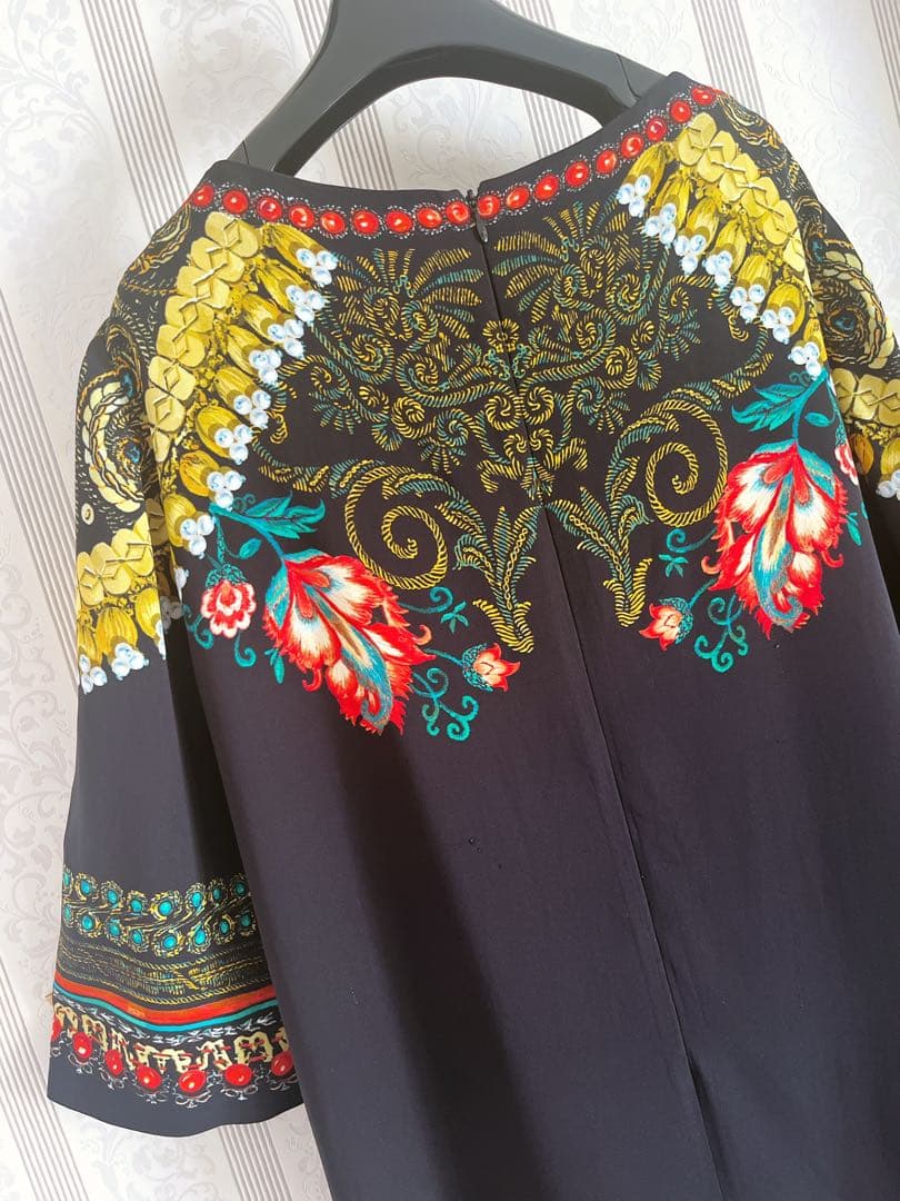 値下げ セール☆ETRO エトロ 洗練 プレシャス 秋冬 ゆったり 美人 ドレス