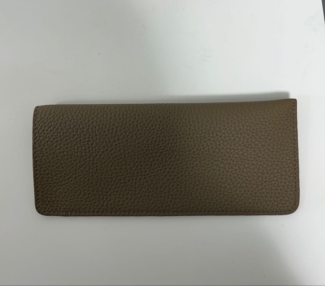 ボナベンチュラ アイグラスケース 眼鏡 メガネ エトゥープ シュリンクレザー