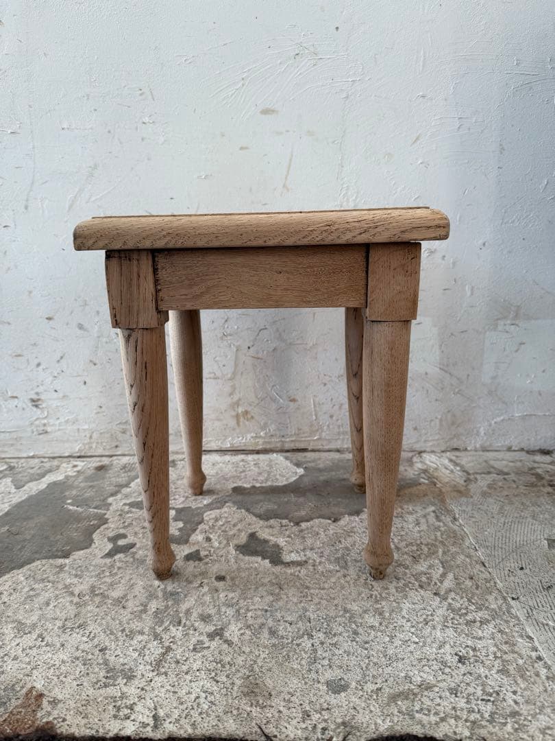 年末・年始SALE サイドテーブル スツール ディスプレイ台 剥離 no2