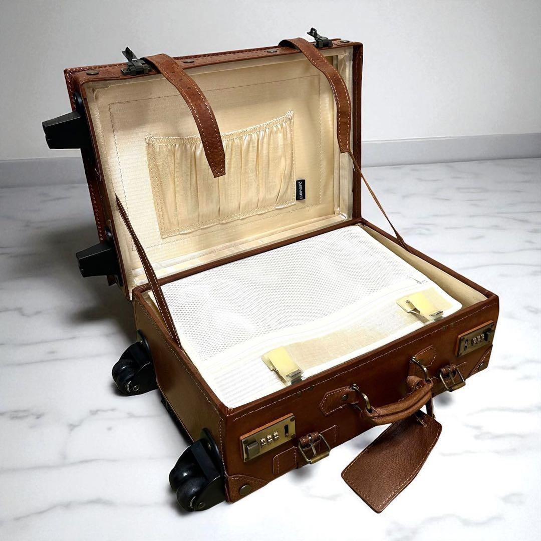 美品✨️ ユーラシアトランク シフレ キャリーバッグ トランク ブラウン