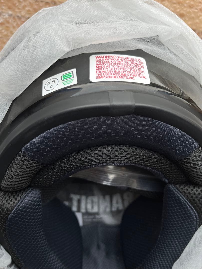 Y*u様 [新品]SIMPSON バンディットプロ58cm ブラック　スモークシ