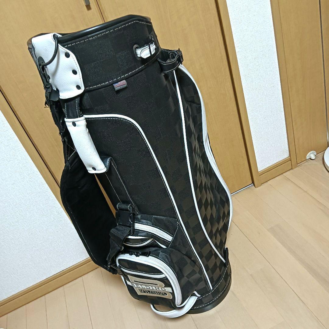 BELDING キャディバッグ ヘッドカバー付 9.5型 3.6kg ブラック