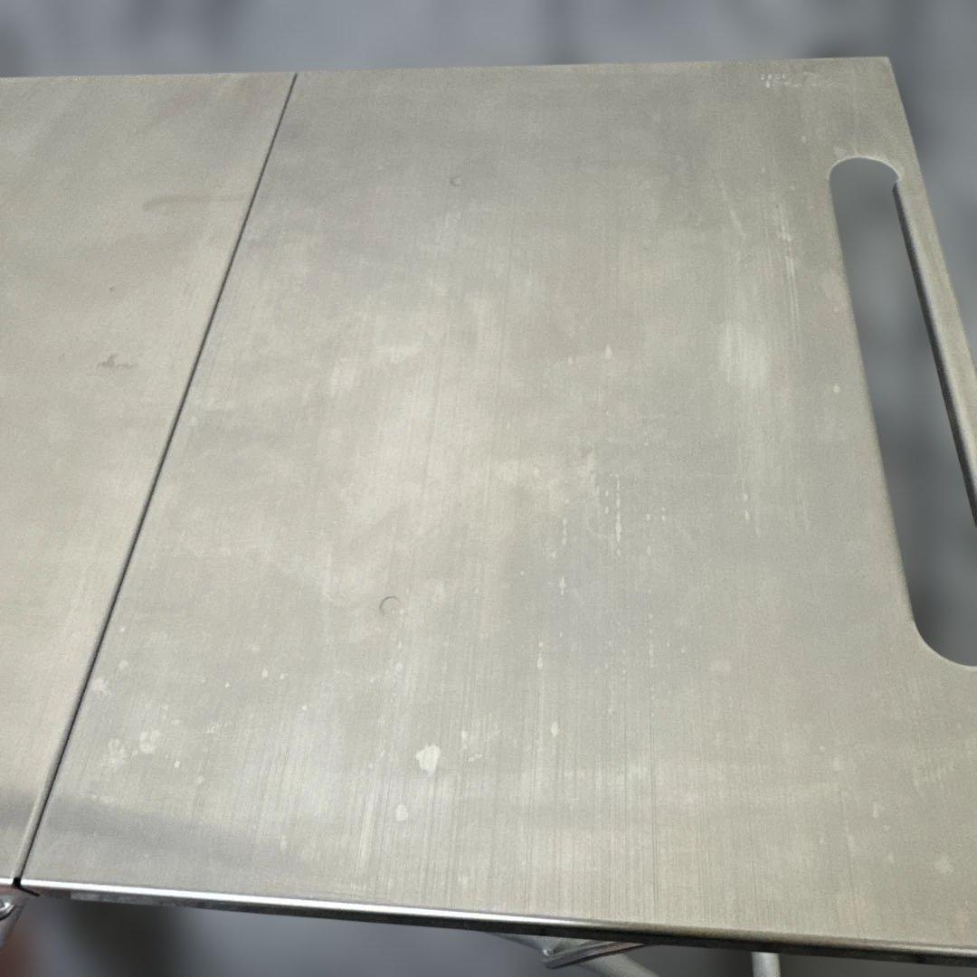 スノーピーク peakステンレスTAKIBI Myテーブル中古品キャンプ