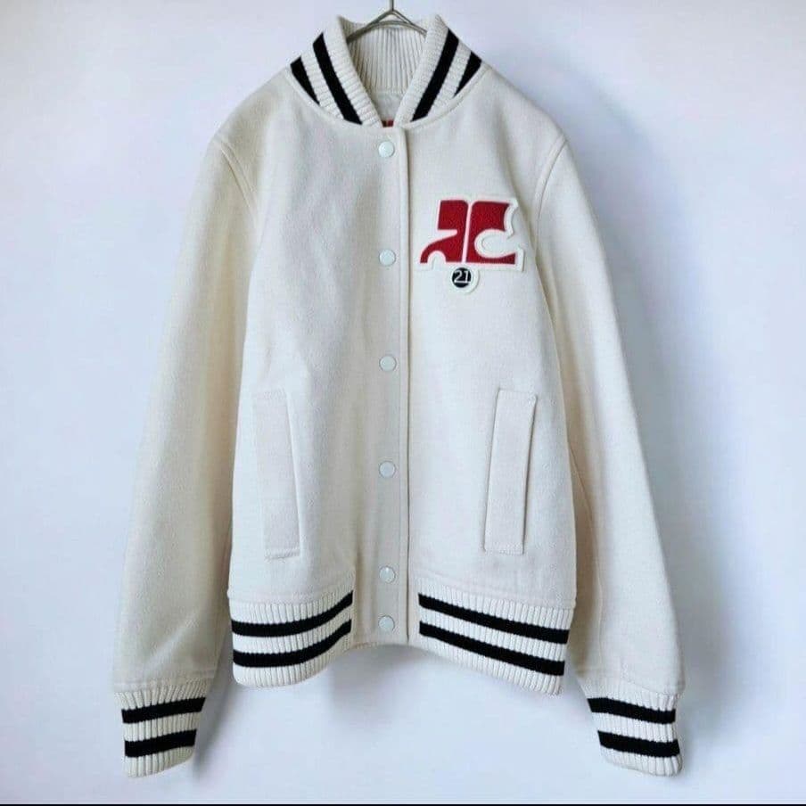 なはま@週末明けに評価します ; _ ;様☆希少★Courreges スタジャン