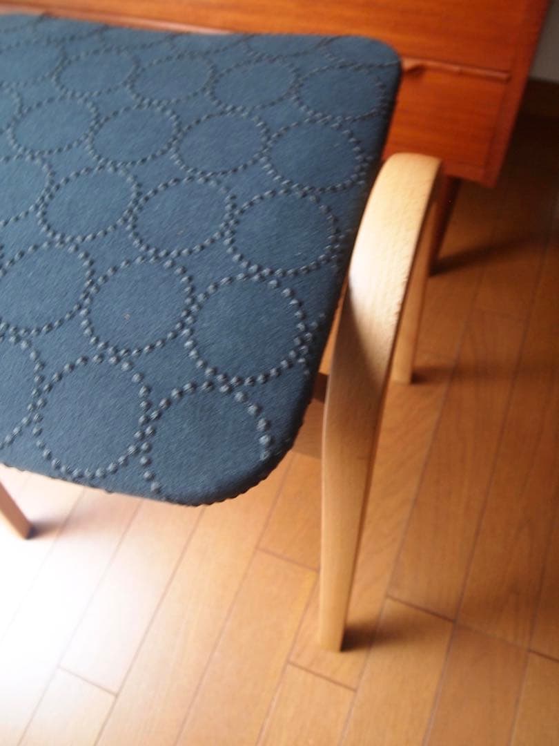 さくらポポさん専用 ミナペルホネン 秋田木工 ハンドメイド 剣持スツールD 生地