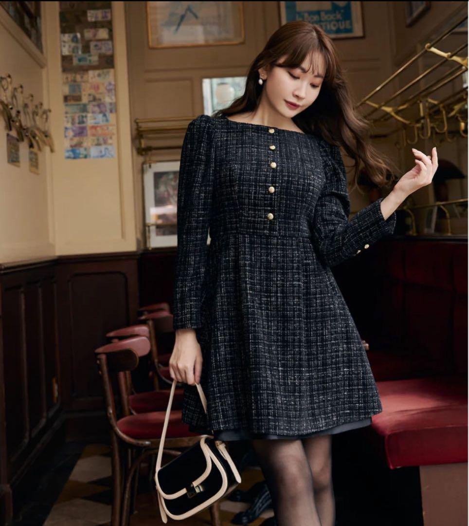 ♡herlipto Mondrian Tweed Mini Dress♡