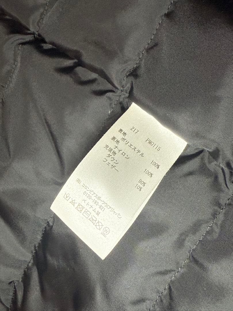 【美品】コロンビア BLACK LABELダウンジャケットL