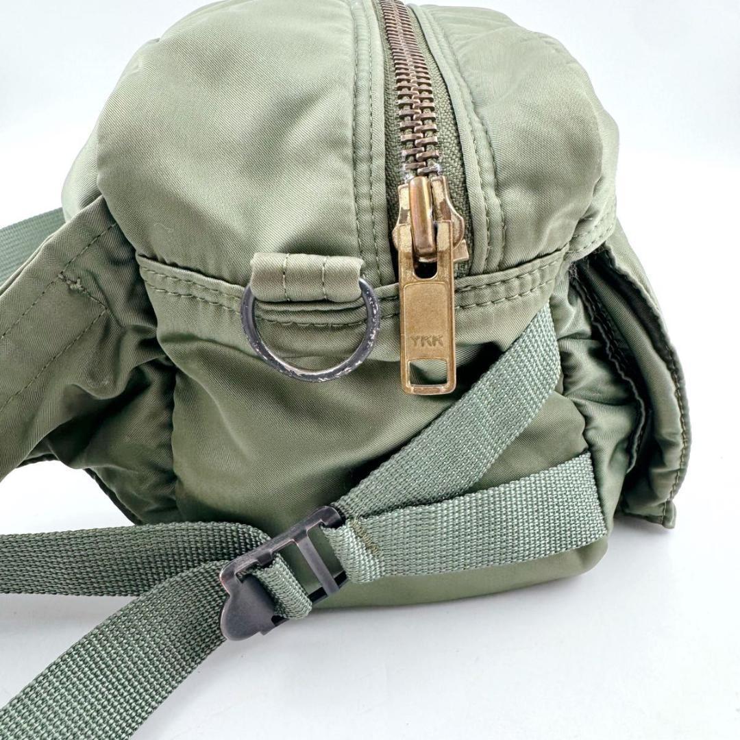 PORTER タンカー 2way ボディバック ショルダー　ウエスト　カーキ