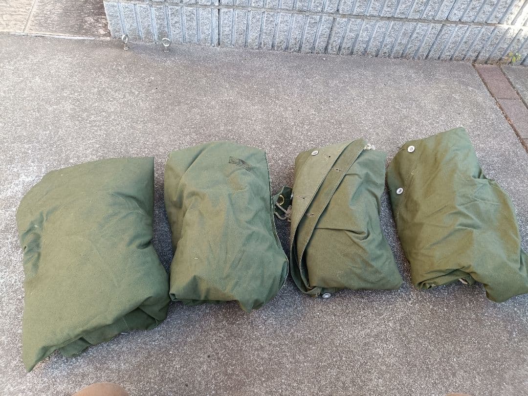 ノルウェー?軍幕　４枚セット