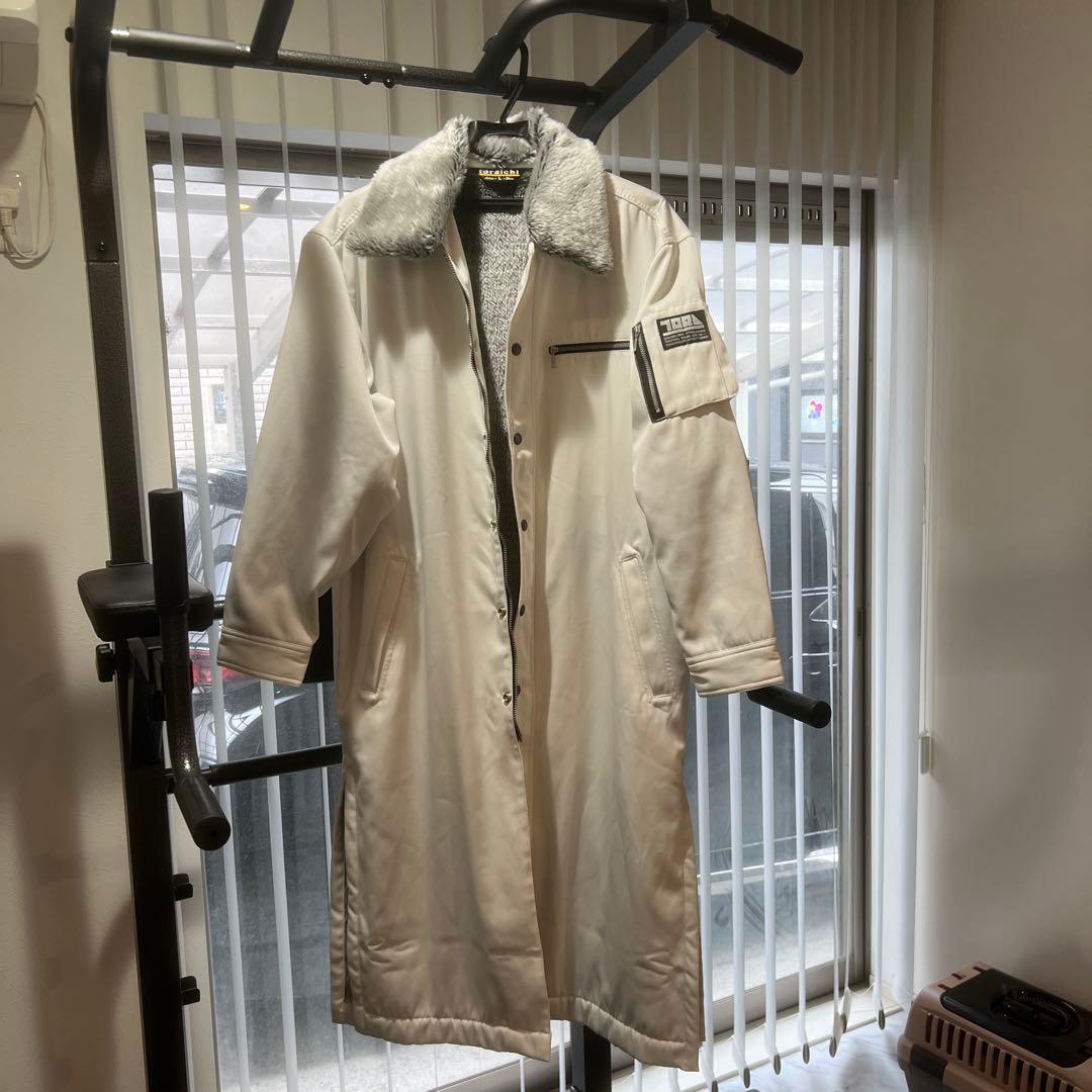 寅壱 TORAICHI ロングコート ドカジャン ホワイト - メルカリ