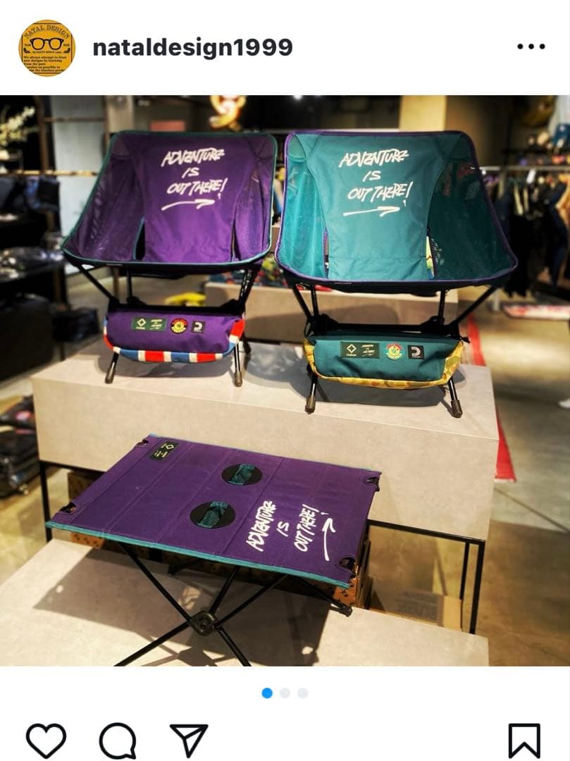 NATAL DESIGN × Helinox テーブル