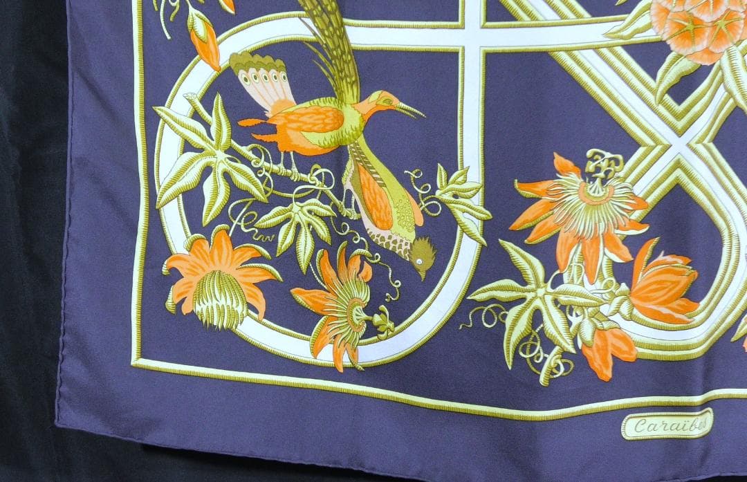 HERMES エルメス　大判スカーフ　カレ90　 D415