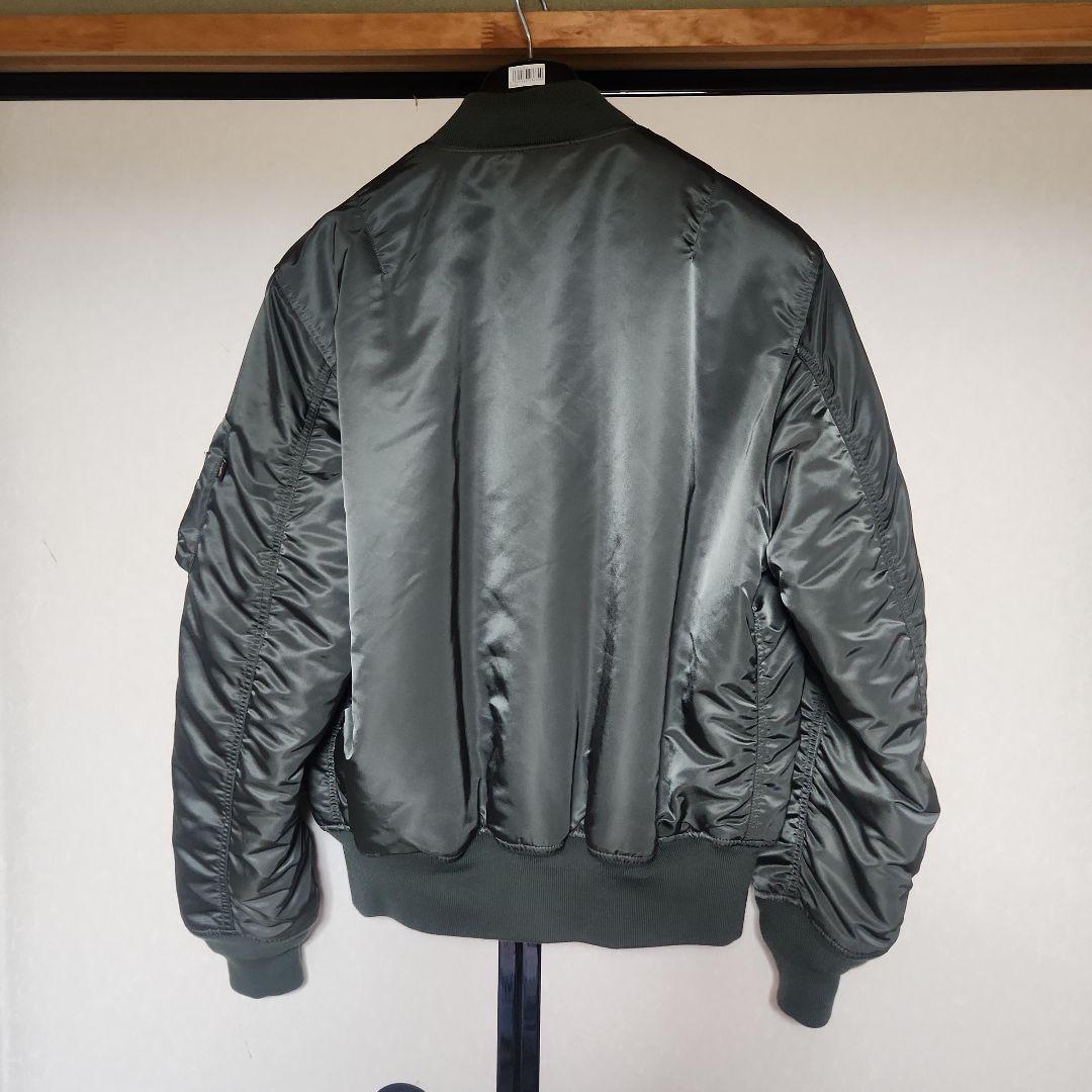 ALPHA アルファ MA-1 レプリカグレー Lサイズ　#2000