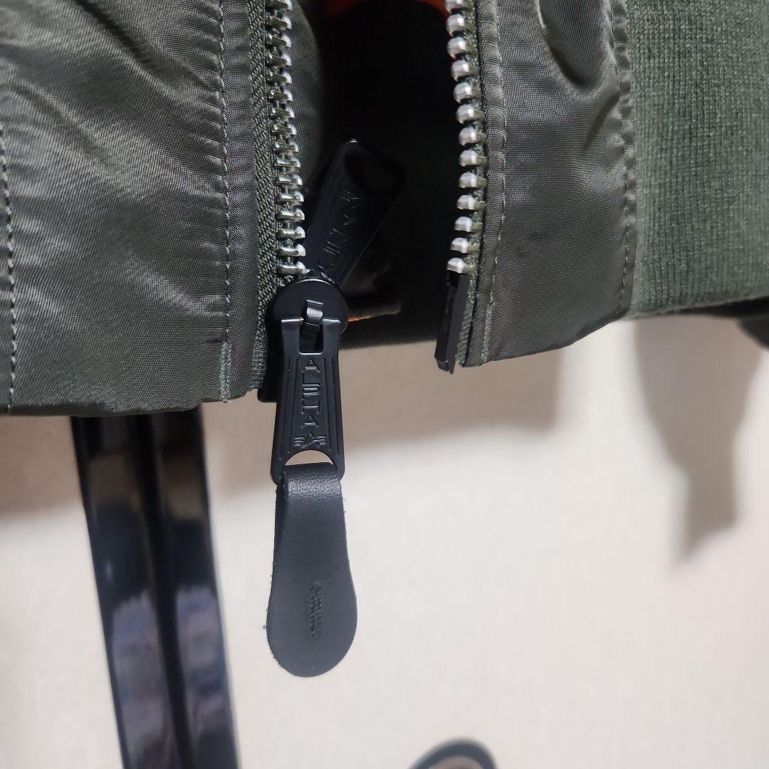 ALPHA アルファ MA-1 レプリカグレー Lサイズ　#2000