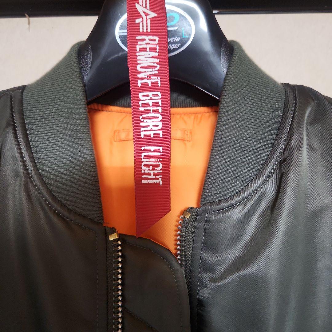 ALPHA アルファ MA-1 レプリカグレー Lサイズ　#2000