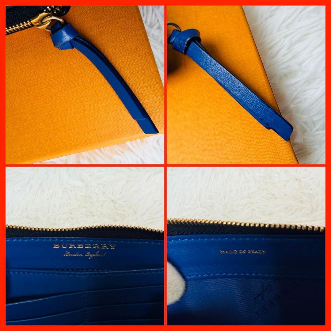 【希少品！】バーバリー 長財布 ラウンドファスナー クリーチャー パッチワーク