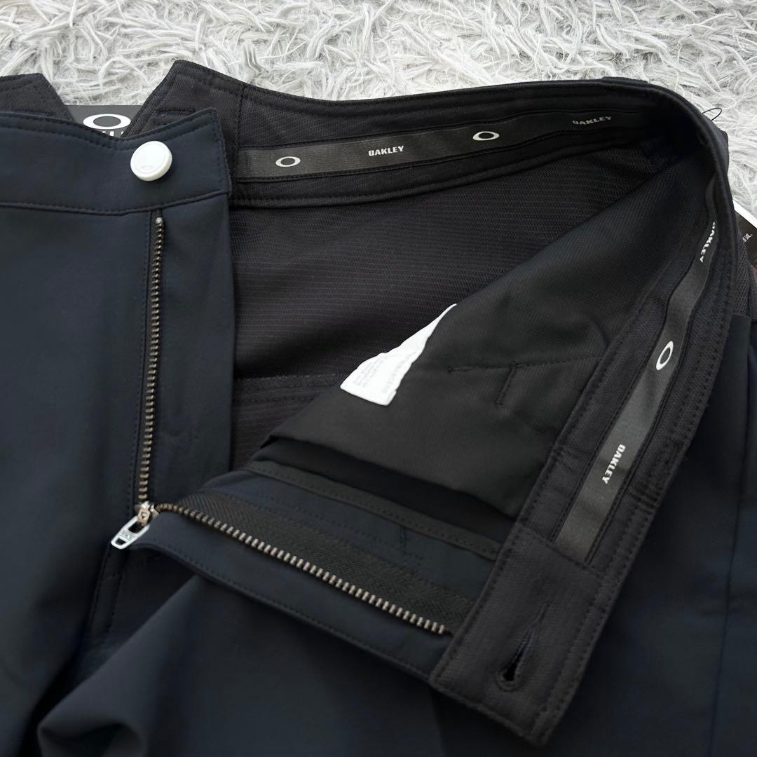 新品　オークリー　パンツ　ストレッチ　テーパード　スカル　ネイビー　春秋冬　32