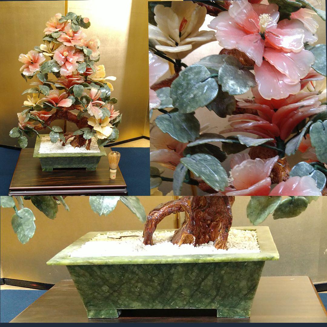 模写/椿椿山/王貌仙姿/紫陽花/絹表装/桐題箱付/布袋屋