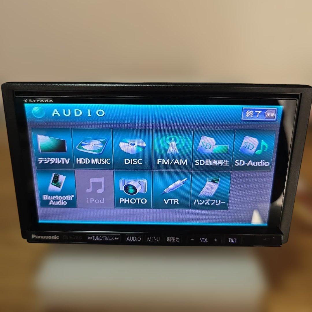 Panasonic 7インチ Bluetooth内蔵 フルセグ DVD カーナビ