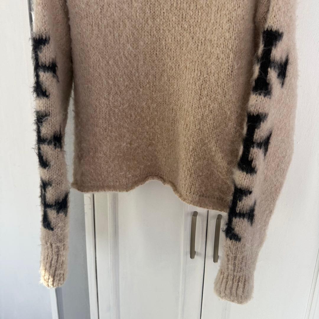 【完売品】ASKAURSELF ベージュ ニット セーター