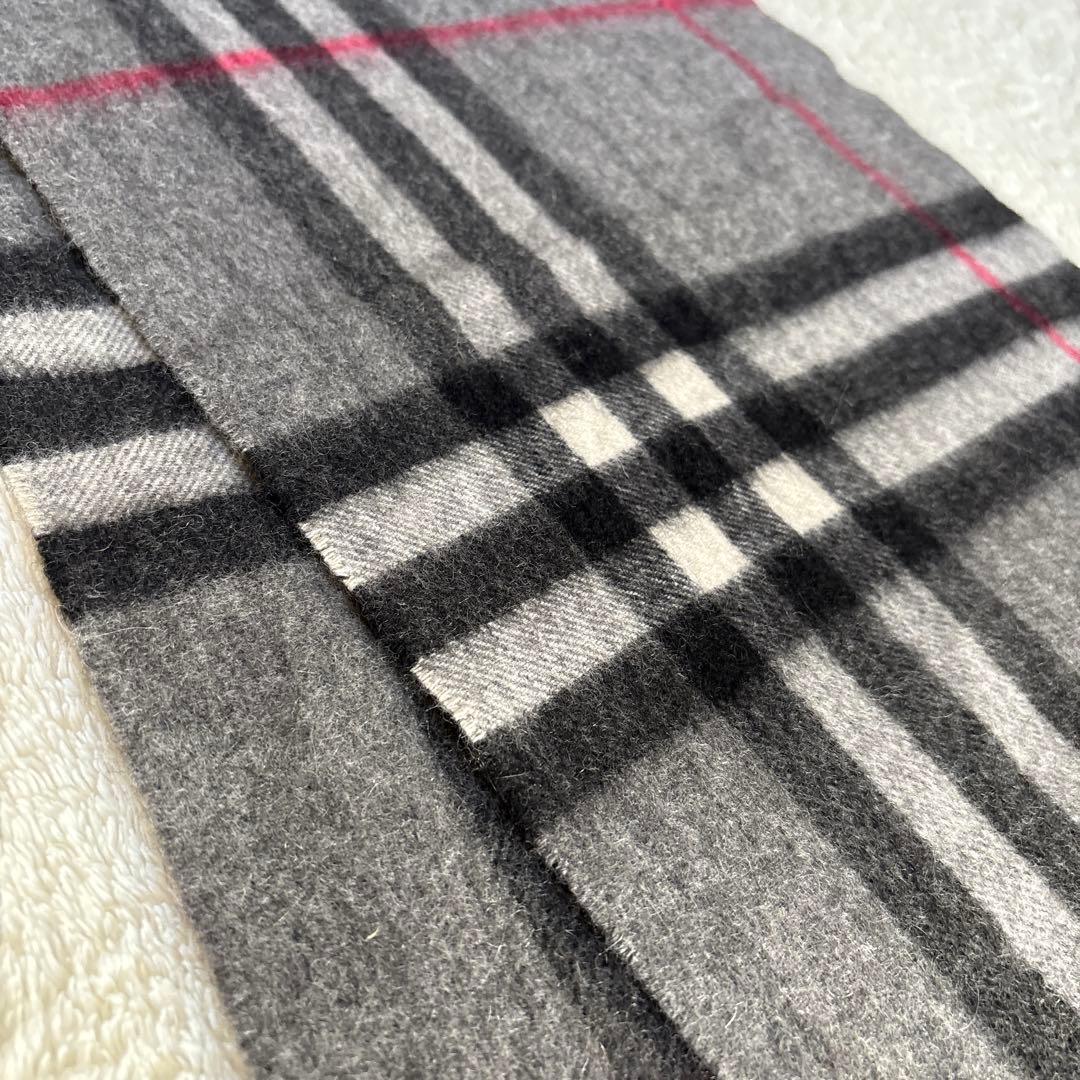 バーバリーカシミヤ100%マフラー