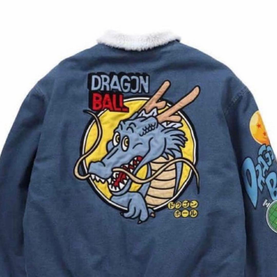 新品タグ付　breeze ドラゴンボール デニムボアジャケット