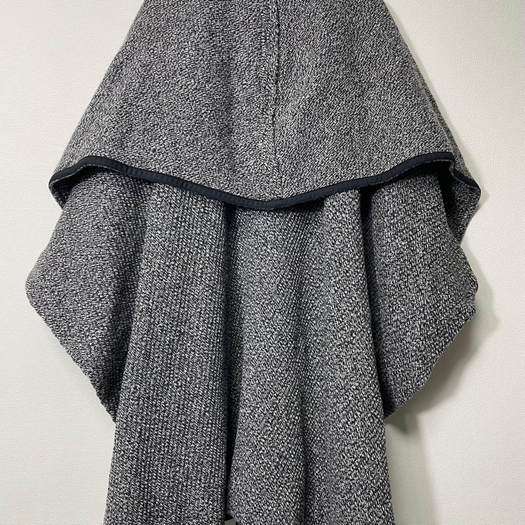 新品タグ付き】SeeByChloe ニットポンチョコート ウール グレー 新品