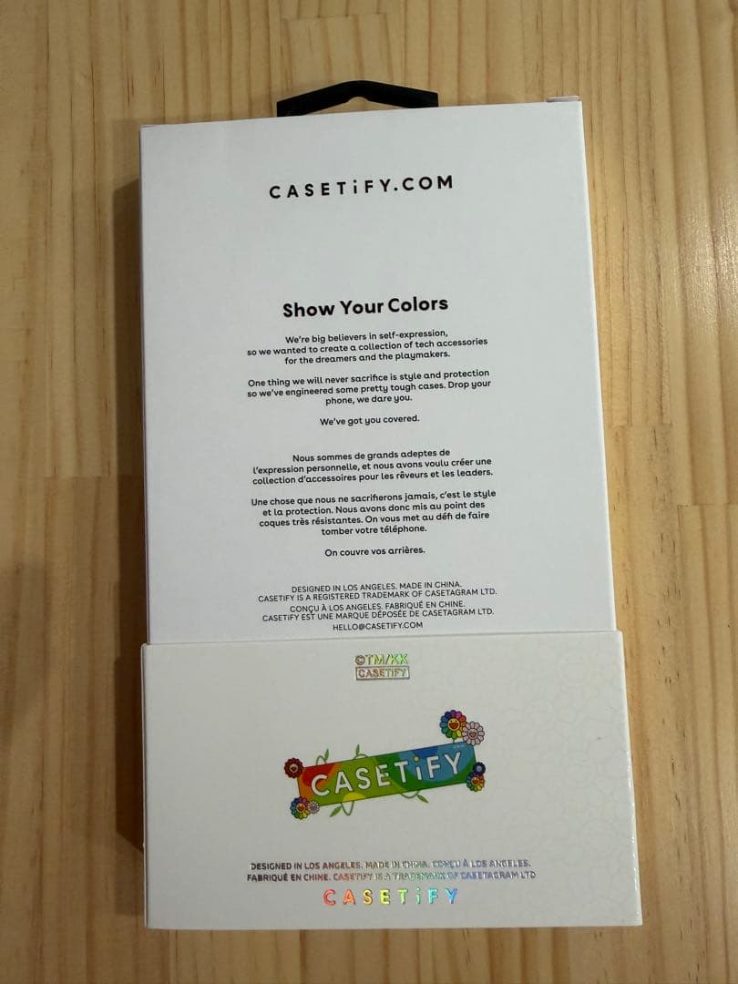 CASETiFY✖️村上隆 第３章フラワー(レインボー )iPhone17Pro用