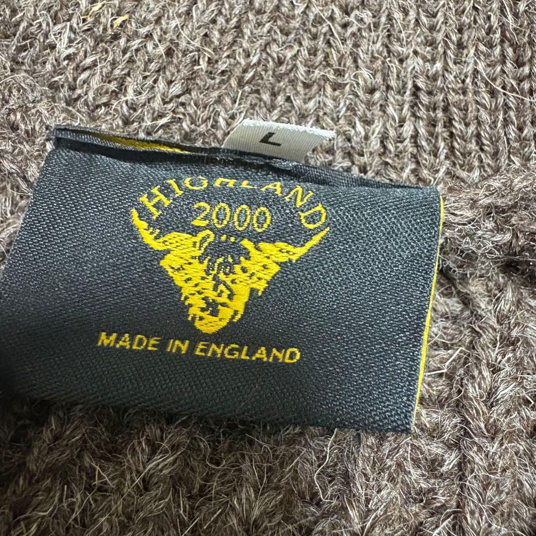 トップス HIGHLAND 2000 British Wool Ds Knit
