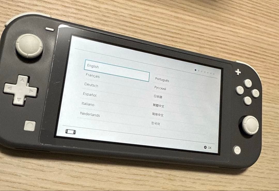 Nintendo Switch Lite グレー 傷あり