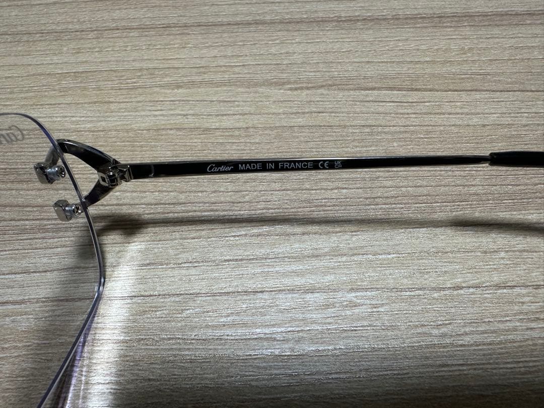 カルティエ　メガネ　伊達メガネ