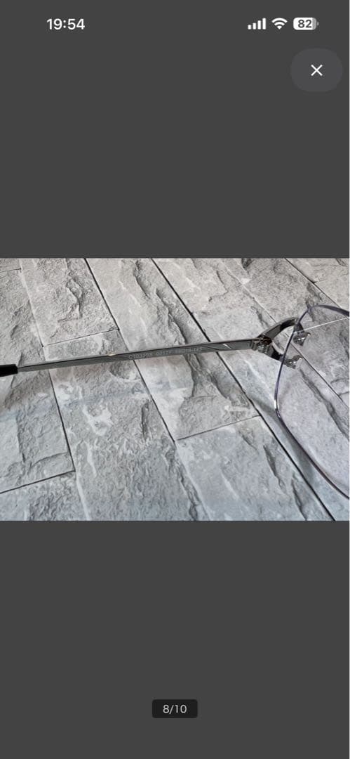 カルティエ　メガネ　伊達メガネ