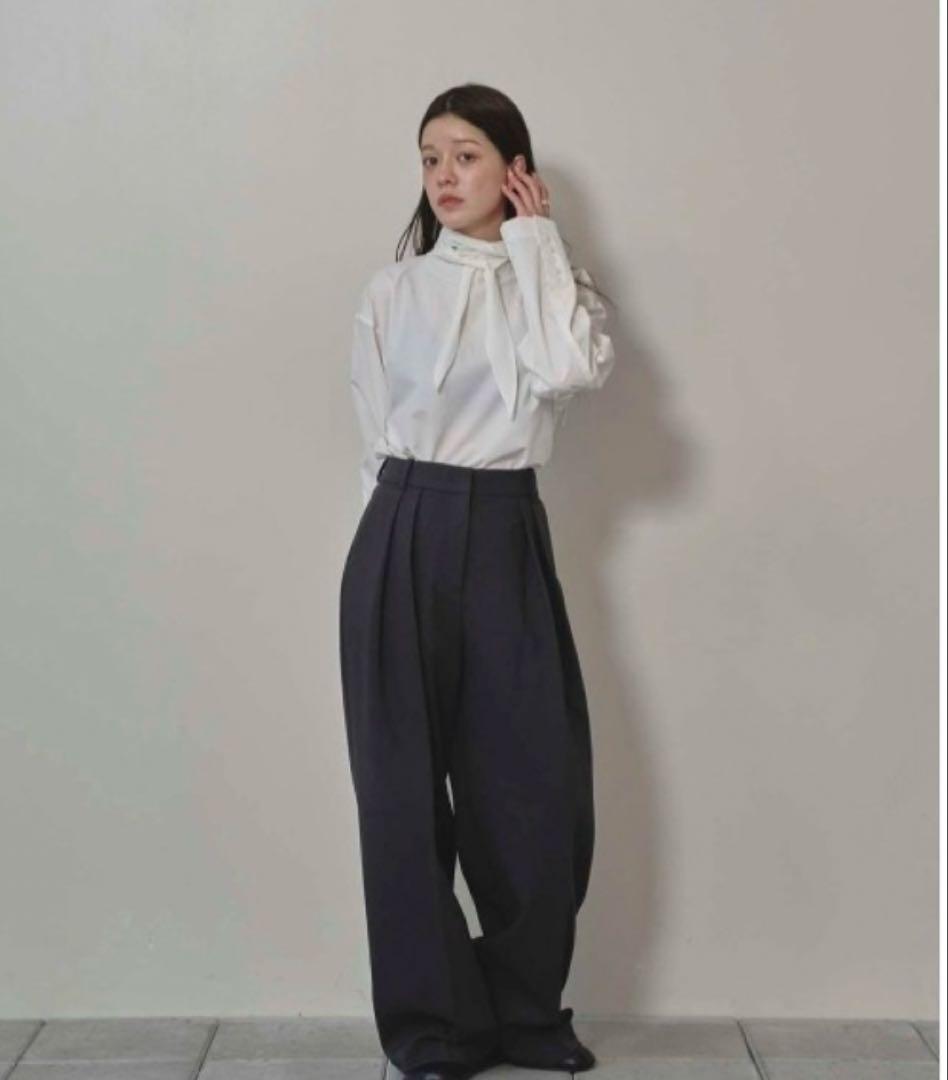 【新品】todayful Bonding Wide Trousers