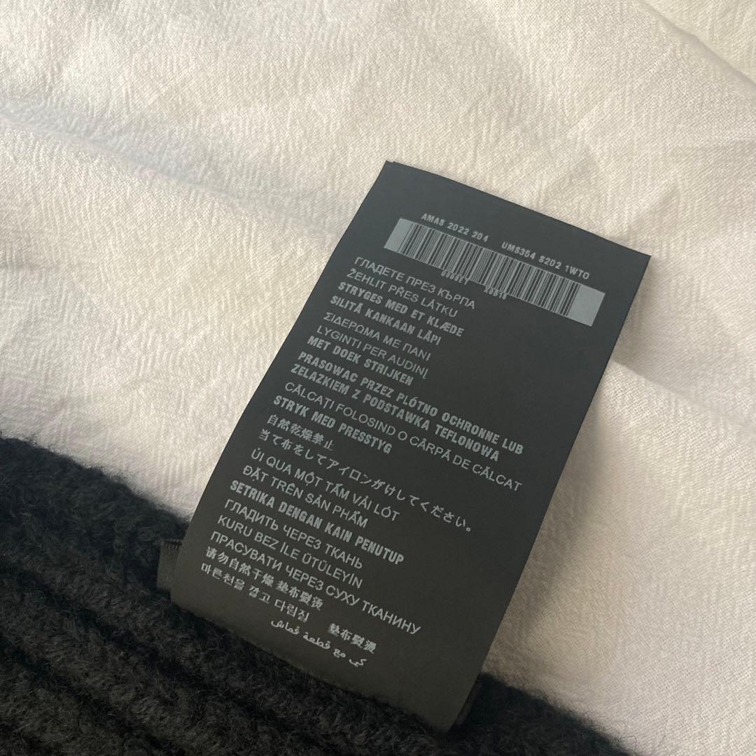 プラダ PRADA 三角プレート ニット マフラー UMS354