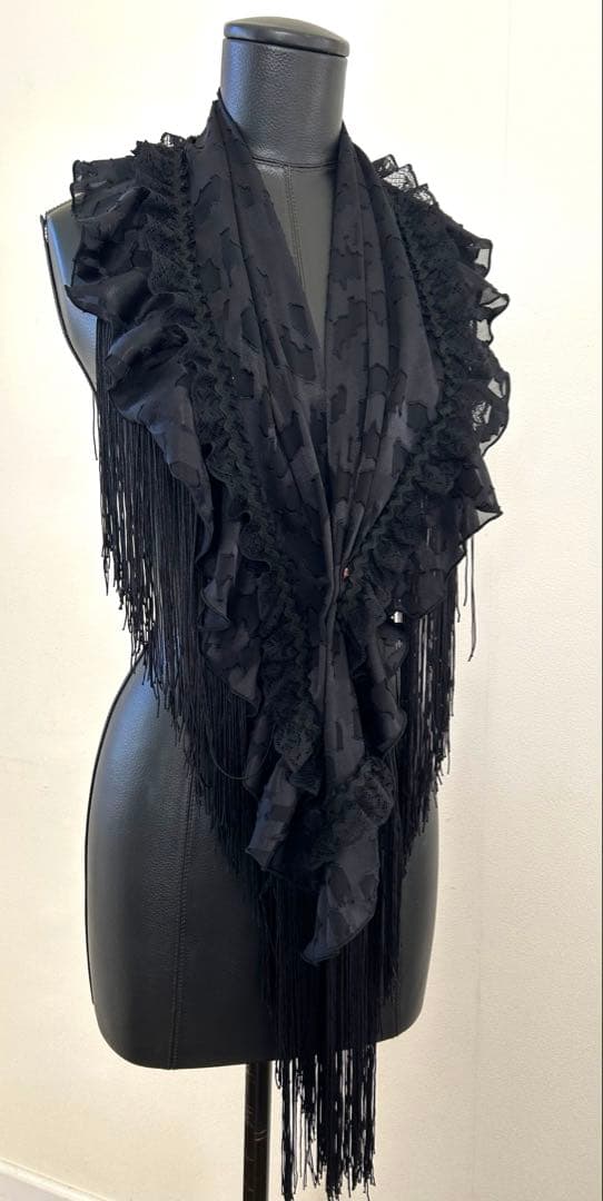 シージョ カットジャガード×フレコ×レース ブラック フラメンコ 衣装