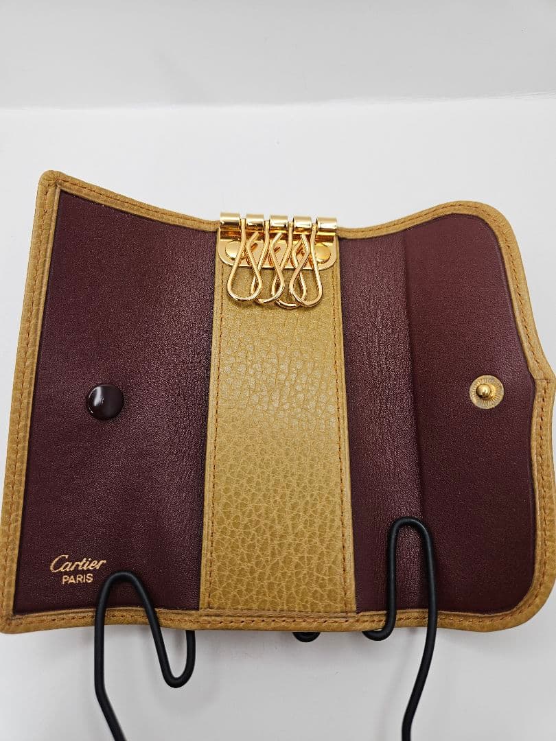 Cartier カルティエ レザー マストライン4連キーケース