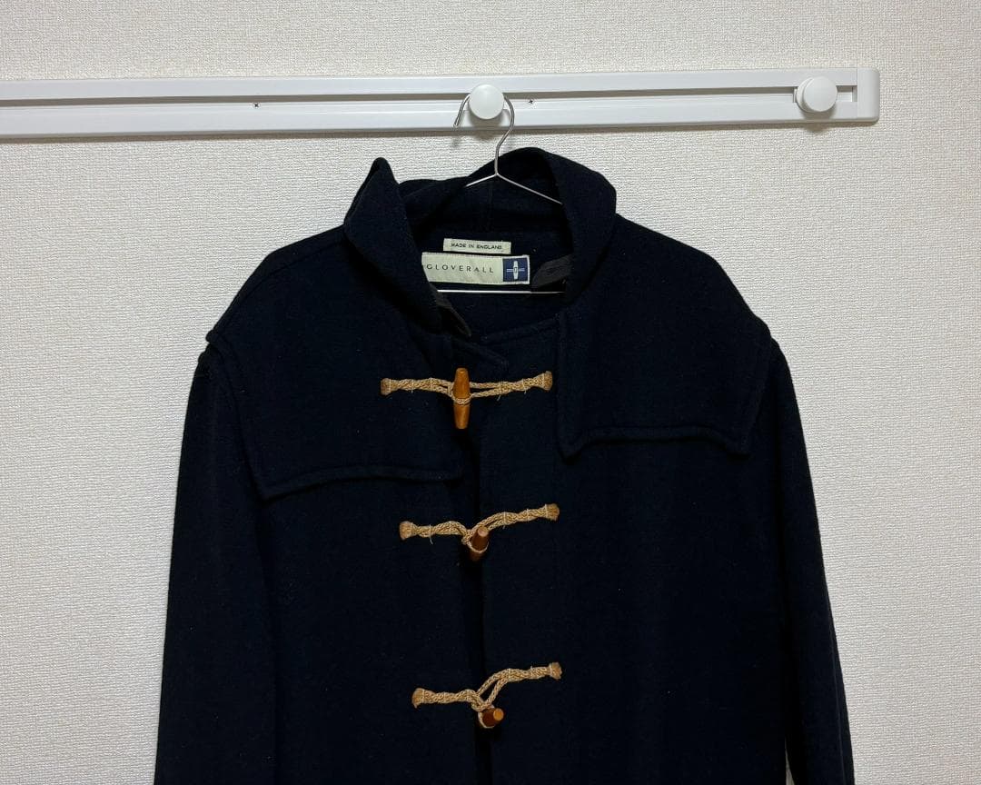 GLOVERALL ダッフルコート ネイビー 英国製 ウール混