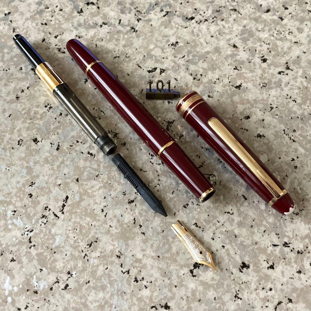 101 オーバーホール済み 万年筆 モンブラン MONTBLANC 14k