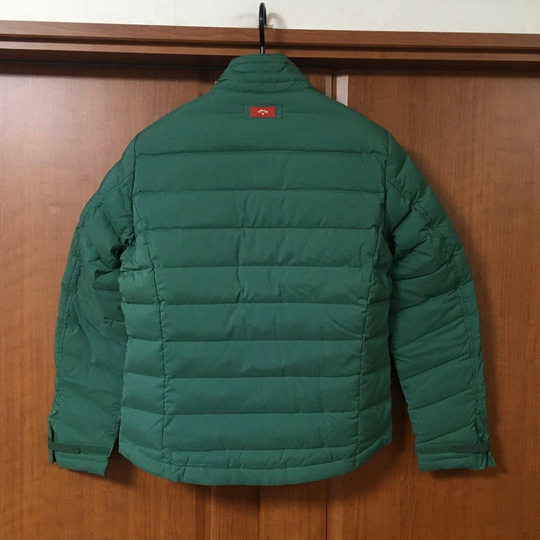 美品　キャロウェイ　レッドレーベル　ダウン　M　緑　callaway GOLF