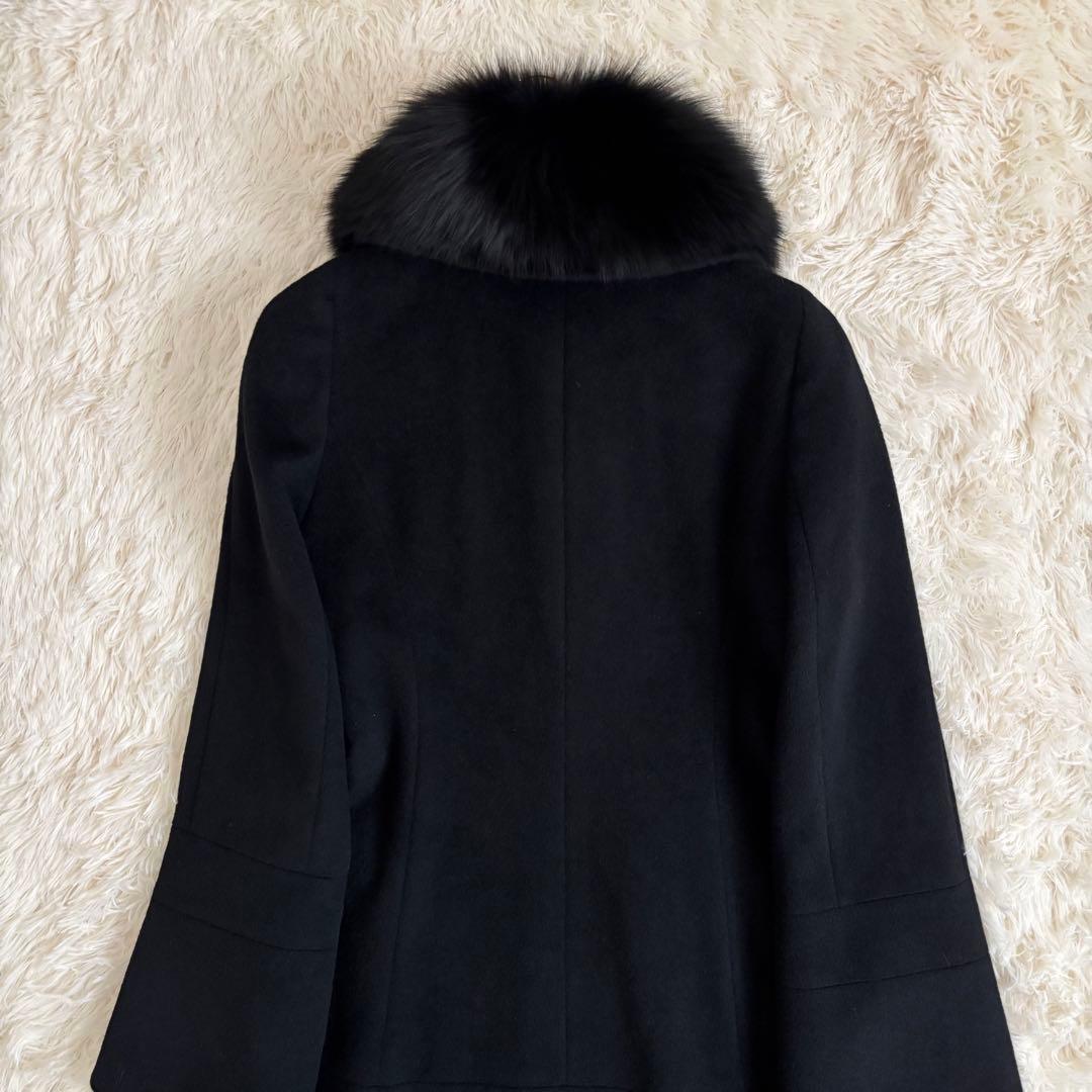 トゥービーシックス ロングコート フォックスファー ブラックAライン