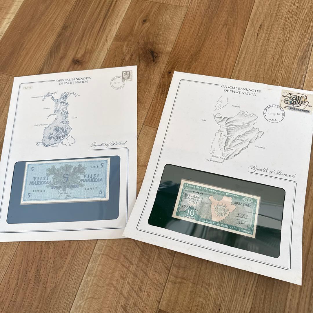 フランクリンミント・世界の国々の紙幣コレクション